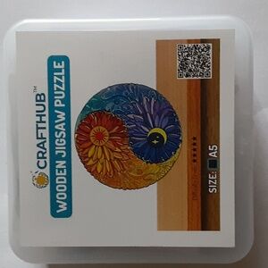 Sunflower - Wooden Jigsaw Puzzle A5/Small